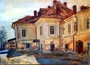 Casa Moruzzi (Casa cu lanțuri) Jean Alexandru Steriadi 1919.jpg