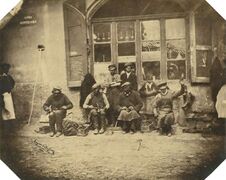 Ulita Nemteasca, Meșteșugari în București, fotograf Ludwig Angerer, 1857.