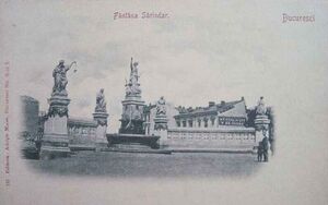 1900, Calea VICTORIEI, Fantana SARINDAR.jpg