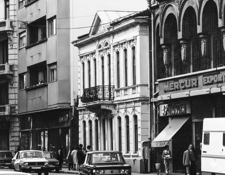 File:Calea Victoriei 120 bw.png