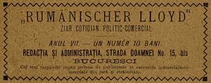Rumanischer Lloyd ziar Anuarul Bucurescilor pe anul 1889.jpg