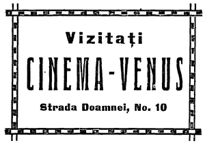 Str. Doamnei 10 Cinema Venus 1910.webp