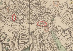 1856 Hanul Rosu Plan der Stadt Bukurest.jpg