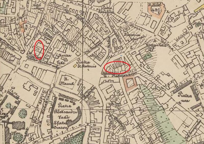 File:1856 Hanul Rosu Plan der Stadt Bukurest.jpg
