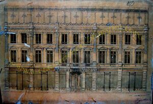 1873 casa Assan CVictoriei Gottereau 1873 fatadaprincipala.jpg