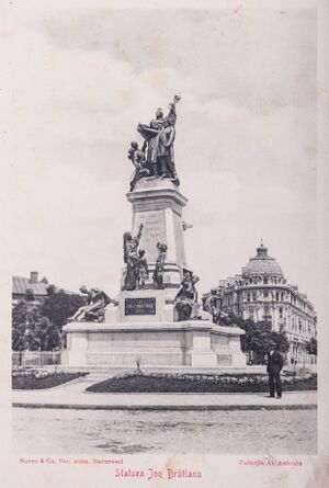 1905 Statuia lui Ion Bratianu.jpg